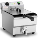 Frytownica elektryczna nastawna z kranem spustowym 230 V 3200 W 13 l Frytownica elektryczna nastawna z kranem spustowym 230 V 3200 W 13 l