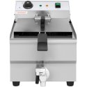 Frytownica elektryczna nastawna z kranem spustowym 230 V 3200 W 13 l Frytownica elektryczna nastawna z kranem spustowym 230 V 3200 W 13 l