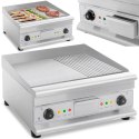 Grill płyta grillowa podwójna gładka ryflowana z szufladą na tłuszcz 230 V 2x 3200 W Grill płyta grillowa podwójna gładka ryflowana z szufladą na tłuszcz 230 V 2x 3200 W