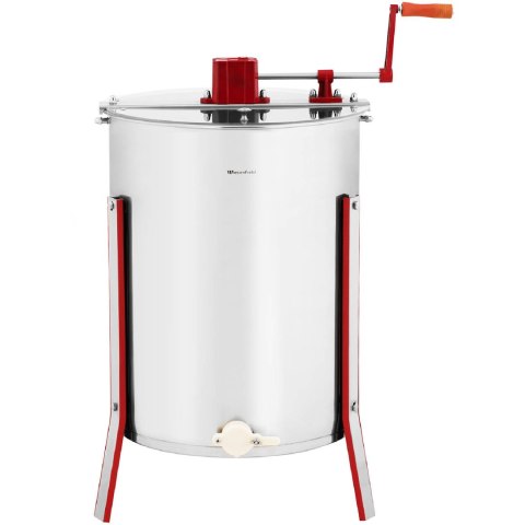 Miodarka wirówka do miodu ręczna 4 ramkowa ze stali nierdzewnej Miodarka wirówka do miodu ręczna 4 ramkowa ze stali nierdzewnej