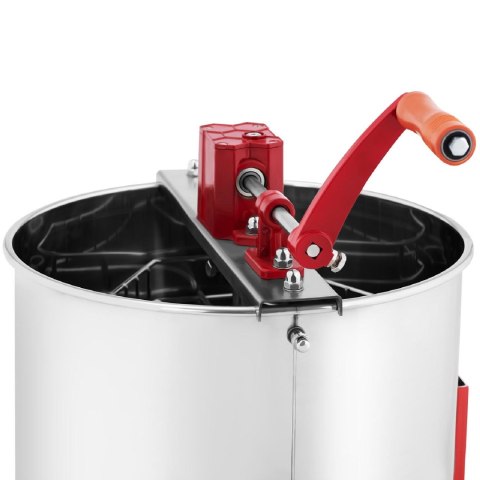 Miodarka wirówka do miodu ręczna 4 ramkowa ze stali nierdzewnej Miodarka wirówka do miodu ręczna 4 ramkowa ze stali nierdzewnej