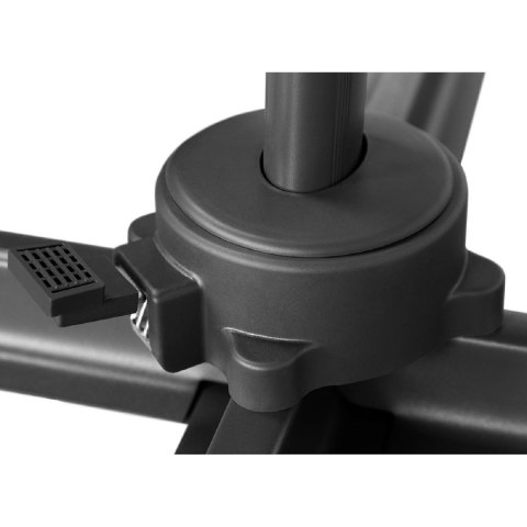 Parasol ogrodowy boczny na wysięgniku kwadratowy 250 x 250 cm czerwony Parasol ogrodowy boczny na wysięgniku kwadratowy 250 x 250 cm czerwony