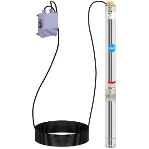 Pompa głębinowa do studni głębinowej ze stali nierdzewnej 5580 l/godz. do 93 m Pompa głębinowa do studni głębinowej ze stali nierdzewnej 5580 l/godz. do 93 m