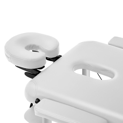 Przenośne składane łózko stół do masażu do 180kg Bordeux białe Przenośne składane łózko stół do masażu do 180kg Bordeux białe