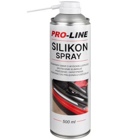 Silikon smar w sprayu do pielegnacji uszczelek PRO-LINE 500ml Silikon smar w sprayu do pielegnacji uszczelek PRO-LINE 500ml