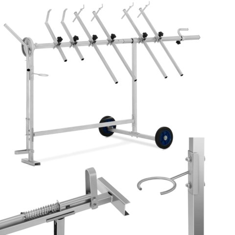 Stojak wózek lakierniczy obrotowy 360 do 90 kg 6 ramion STANDARD Stojak wózek lakierniczy obrotowy 360 do 90 kg 6 ramion STANDARD