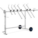 Stojak wózek lakierniczy obrotowy 360 do 90 kg 6 ramion STANDARD Stojak wózek lakierniczy obrotowy 360 do 90 kg 6 ramion STANDARD