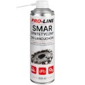 Syntetyczny smar do łańcuchów PRO-LINE spray 500ml Syntetyczny smar do łańcuchów PRO-LINE spray 500ml