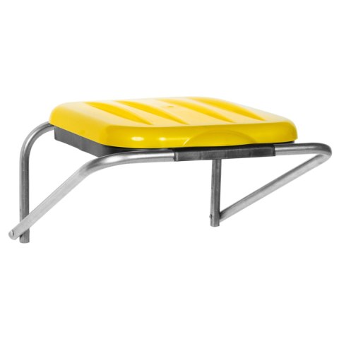 Uchwyt ścienny wiszący do segregacji śmieci zółty - worki 120L Uchwyt ścienny wiszący do segregacji śmieci zółty - worki 120L