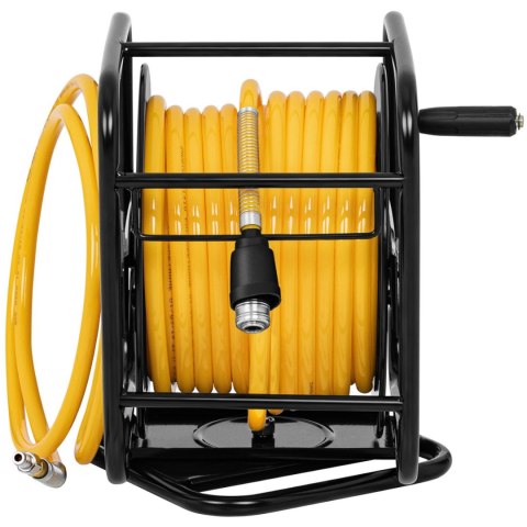 Wąż przewód pneumatyczny ciśnieniowy na zwijaku bębnie obrotowym 360 8 bar 30 m + 2 m Wąż przewód pneumatyczny ciśnieniowy na zwijaku bębnie obrotowym 360 8 bar 30 m + 2 m