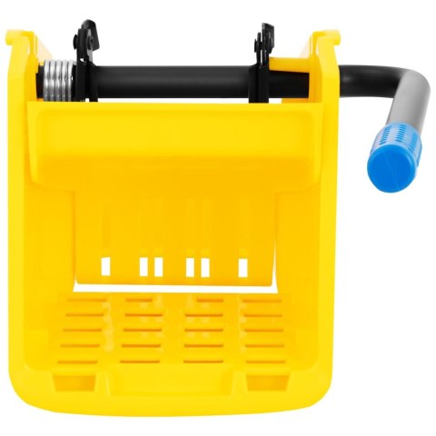 Wózek do mycia podłóg z prasą wyciskarką do mopa dwa wiadra 2 x 24 l Wózek do mycia podłóg z prasą wyciskarką do mopa dwa wiadra 2 x 24 l