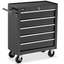 Wózek szafka warsztatowa narzędziowa mobilna z uchwytem 5 szuflad Wózek szafka warsztatowa narzędziowa mobilna z uchwytem 5 szuflad