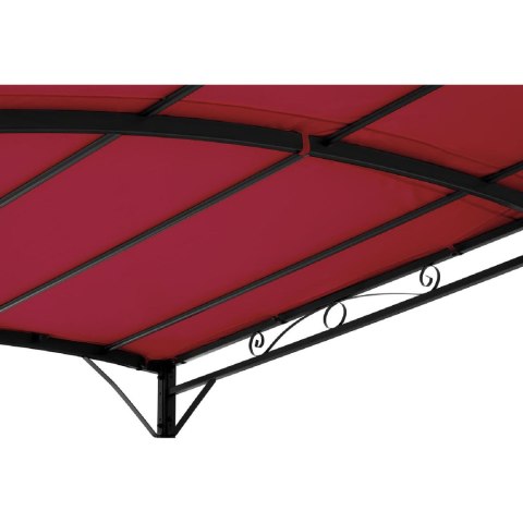 Zadaszenie ogrodowe altana wolnostojąca 2.6 x 3 x 2.5 m czerwona Zadaszenie ogrodowe altana wolnostojąca 2.6 x 3 x 2.5 m czerwona