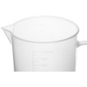 Zlewka laboratoryjna plastikowa z podziałką 1000 ml - 10 szt. Zlewka laboratoryjna plastikowa z podziałką 1000 ml - 10 szt.