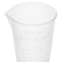 Zlewka laboratoryjna plastikowa z podziałką 50 ml - 10 szt. Zlewka laboratoryjna plastikowa z podziałką 50 ml - 10 szt.