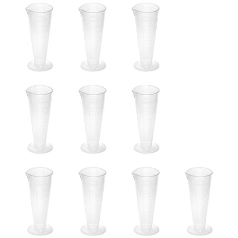 Zlewka laboratoryjna plastikowa z podziałką 50 ml - 10 szt. Zlewka laboratoryjna plastikowa z podziałką 50 ml - 10 szt.