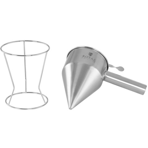 Dozownik pistolet do sosów kremów ze stali nierdzewnej dysza śr. 8 mm 1.2 l Dozownik pistolet do sosów kremów ze stali nierdzewnej dysza śr. 8 mm 1.2 l