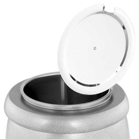 Kociołek termos do zupy elektryczny ze stali nierdzewnej cool-touch 400 W 10 l 35-80C srebrny Kociołek termos do zupy elektryczny ze stali nierdzewnej cool-touch 400 W 10 l 35-80C srebrny