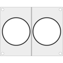 Matryca forma do zgrzewarki Hendi na dwa pojemniki na zupę śr. 115 mm - Hendi 805633