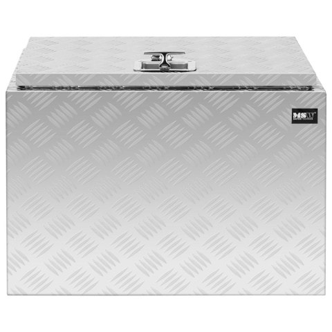 Skrzynka narzędziowa warsztatowa aluminiowa z pokrywą 120 l Skrzynka narzędziowa warsztatowa aluminiowa z pokrywą 120 l