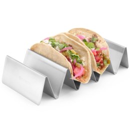 Stojak ekspozytor na kanapki hot dogi 4 przegrody - Hendi 429457