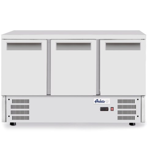 Stół chłodniczy 3-drzwiowy z blatem roboczym i agregatem dolnym nierdzewny 368 l - Hendi 236147 Stół chłodniczy 3-drzwiowy z blatem roboczym i agregatem dolnym nierdzewny 368 l - Hendi 236147