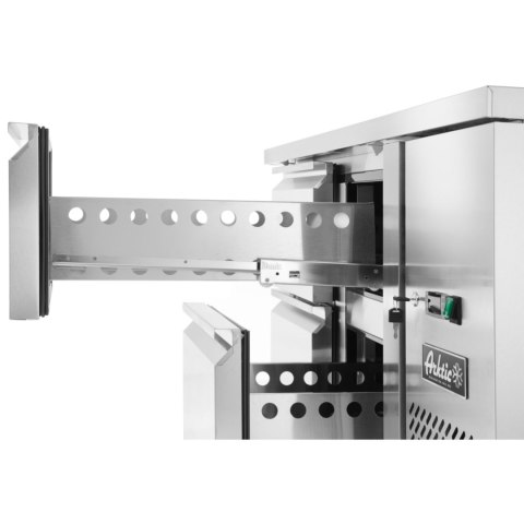 Stół chłodniczy z 4 szufladami i agregatem bocznym nierdzewny Profi Line 280 l - Hendi 233764 Stół chłodniczy z 4 szufladami i agregatem bocznym nierdzewny Profi Line 280 l - Hendi 233764