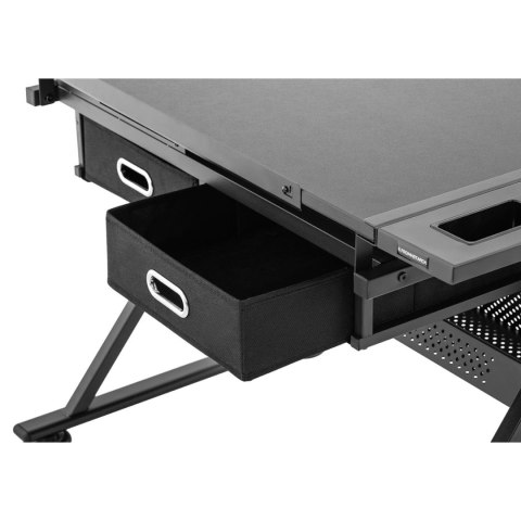 Biurko stół kreślarski z szufladami i taboretem do rysowania szkicowania 115x60 cm Biurko stół kreślarski z szufladami i taboretem do rysowania szkicowania 115x60 cm