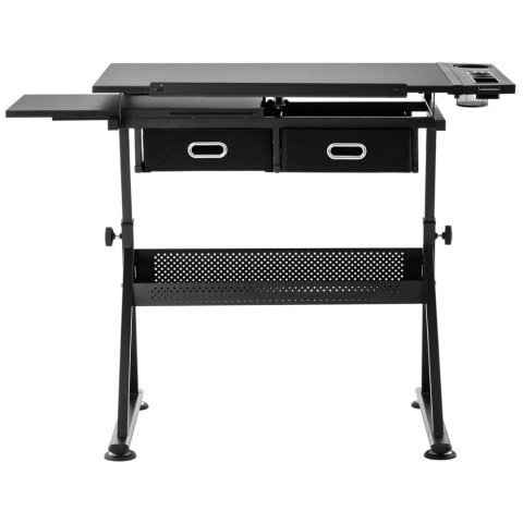 Biurko stół kreślarski z szufladami i taboretem do rysowania szkicowania 115x60 cm Biurko stół kreślarski z szufladami i taboretem do rysowania szkicowania 115x60 cm