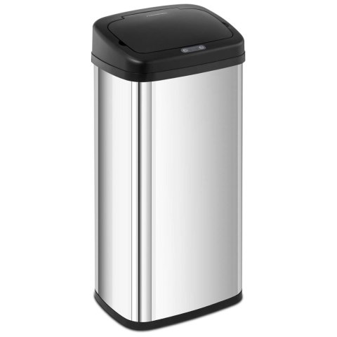 Kosz na śmieci automatyczny bezdotykowy prostokątny z czujnikiem ruchu 30 cm 40 l Kosz na śmieci automatyczny bezdotykowy prostokątny z czujnikiem ruchu 30 cm 40 l