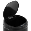 Kosz na śmieci automatyczny bezdotykowy z pojemnikiem i czujnikiem ruchu zasięg 30 cm 42 l CZARNY Kosz na śmieci automatyczny bezdotykowy z pojemnikiem i czujnikiem ruchu zasięg 30 cm 42 l CZARNY