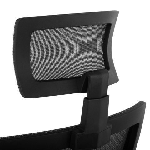 Krzesło fotel biurowy siatkowy ergonomiczny z podparciem lędźwi i zagłówkiem maks. 150 kg Krzesło fotel biurowy siatkowy ergonomiczny z podparciem lędźwi i zagłówkiem maks. 150 kg