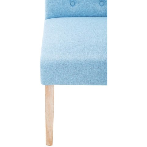 Krzesło tapicerowane do jadalni salonu 2 szt. NIEBIESKIE Krzesło tapicerowane do jadalni salonu 2 szt. NIEBIESKIE