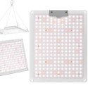 Lampa do uprawy wzrostu roślin pełne spektrum 30 x 24 cm 234 LED 110 W srebrna Lampa do uprawy wzrostu roślin pełne spektrum 30 x 24 cm 234 LED 110 W srebrna