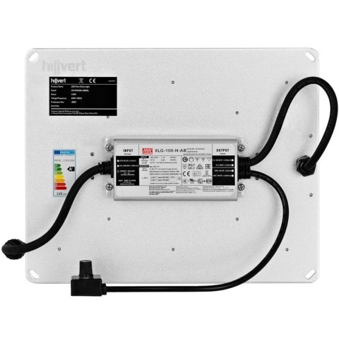 Lampa do uprawy wzrostu roślin pełne spektrum 30 x 24 cm 234 LED 110 W srebrna Lampa do uprawy wzrostu roślin pełne spektrum 30 x 24 cm 234 LED 110 W srebrna