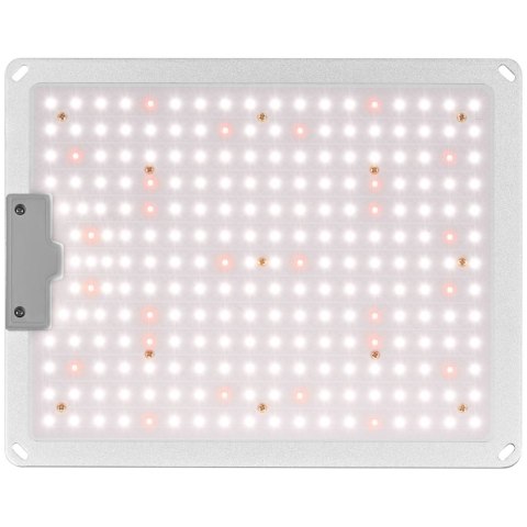 Lampa do uprawy wzrostu roślin pełne spektrum 30 x 24 cm 234 LED 110 W srebrna Lampa do uprawy wzrostu roślin pełne spektrum 30 x 24 cm 234 LED 110 W srebrna