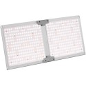 Lampa do uprawy wzrostu roślin pełne spektrum 60 x 24 cm 468 LED 220 W srebrna Lampa do uprawy wzrostu roślin pełne spektrum 60 x 24 cm 468 LED 220 W srebrna