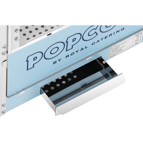 Maszyna automat urządzenie do prażenia popcornu retro TEFLON 1600 W 5-6 kg/h - niebieska Maszyna automat urządzenie do prażenia popcornu retro TEFLON 1600 W 5-6 kg/h - niebieska