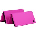 Mata materac gimnastyczny rehabilitacyjny składany 200 x 100 x 5 cm różowy Mata materac gimnastyczny rehabilitacyjny składany 200 x 100 x 5 cm różowy