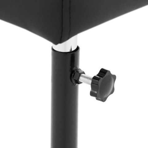 Podnóżek kosmetyczny do pedicure regulowana wysokość do 67 cm do 80 kg - czarny Podnóżek kosmetyczny do pedicure regulowana wysokość do 67 cm do 80 kg - czarny