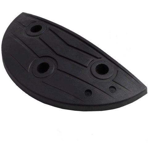 Próg podrzutowy zwalniający gumowy skrajny szer. 180x395x60mm Próg podrzutowy zwalniający gumowy skrajny szer. 180x395x60mm