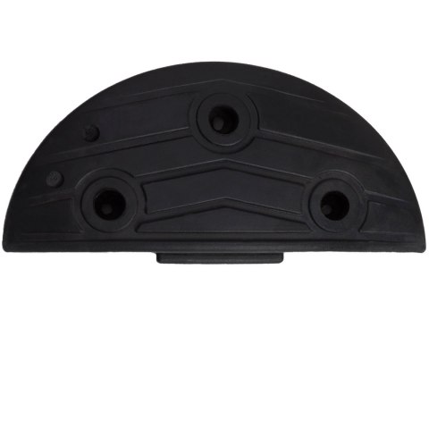 Próg podrzutowy zwalniający gumowy skrajny szer. 180x395x60mm Próg podrzutowy zwalniający gumowy skrajny szer. 180x395x60mm