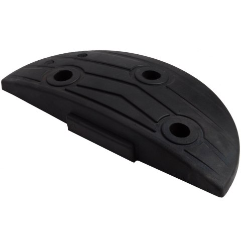 Próg podrzutowy zwalniający gumowy skrajny szer. 180x395x60mm Próg podrzutowy zwalniający gumowy skrajny szer. 180x395x60mm