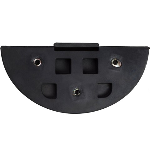 Próg podrzutowy zwalniający gumowy skrajny szer. 180x395x60mm Próg podrzutowy zwalniający gumowy skrajny szer. 180x395x60mm