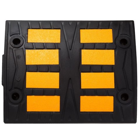 Próg podrzutowy zwalniający gumowy środkowy szer. 480x395x60mm Próg podrzutowy zwalniający gumowy środkowy szer. 480x395x60mm