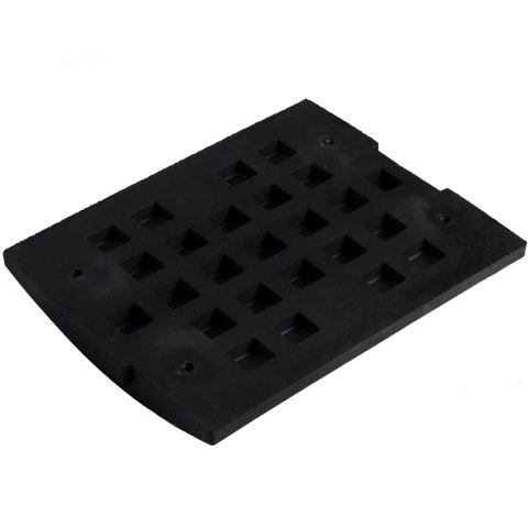 Próg podrzutowy zwalniający gumowy środkowy szer. 480x395x60mm Próg podrzutowy zwalniający gumowy środkowy szer. 480x395x60mm