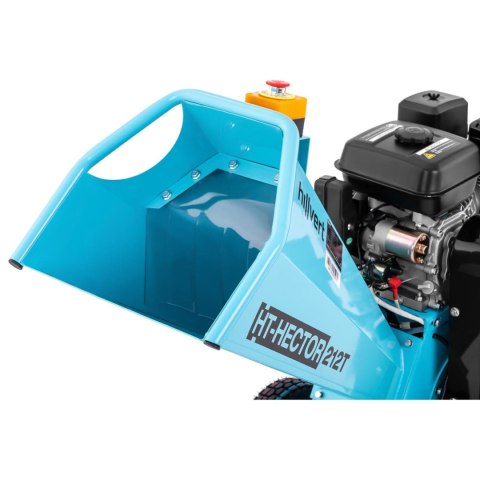 Rozdrabniacz niszczarka rębak do gałęzi krzewów spalinowy mobilny śr. 8 cm 7 KM Rozdrabniacz niszczarka rębak do gałęzi krzewów spalinowy mobilny śr. 8 cm 7 KM