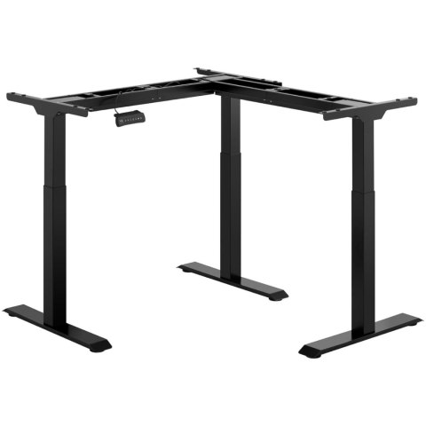 Stelaż rama biurka narożnego z elektryczną regulacją wysokości 69-118 cm KĄT PROSTY Stelaż rama biurka narożnego z elektryczną regulacją wysokości 69-118 cm KĄT PROSTY