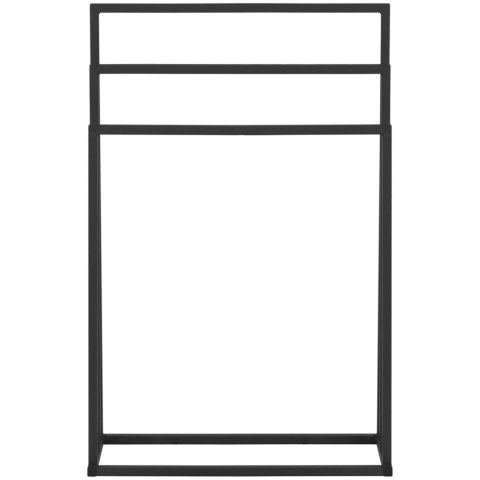Stojak wieszak na 3 ręczniki wolnostojący podłogowy STAL 55 x 21.5 x 84 cm ciemnoszary Stojak wieszak na 3 ręczniki wolnostojący podłogowy STAL 55 x 21.5 x 84 cm ciemnoszary