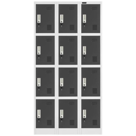 Szafa skrytkowa socjalna śniadaniowa metalowa zamykana na klucz 12 szafek Szafa skrytkowa socjalna śniadaniowa metalowa zamykana na klucz 12 szafek